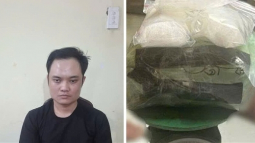 Phá tụ điểm "hàng đá" trong khu dân cư, thu giữ hơn 1,2kg ma tuý