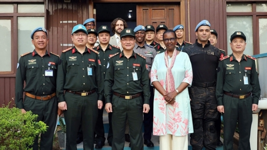 Deputy Minister Pham The Tung visits Head of MINUSCA