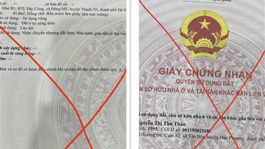 Sổ đỏ giả biến thành món hàng chợ đen