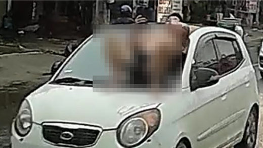 Người đàn ông nằm nắp capo ô tô đang chạy, Cảnh sát vào cuộc xác minh