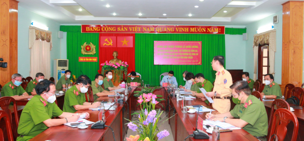 Thứ trưởng Lê Quốc Hùng làm việc với Công an tỉnh Bình Thuận về công tác phòng, chống dịch -0