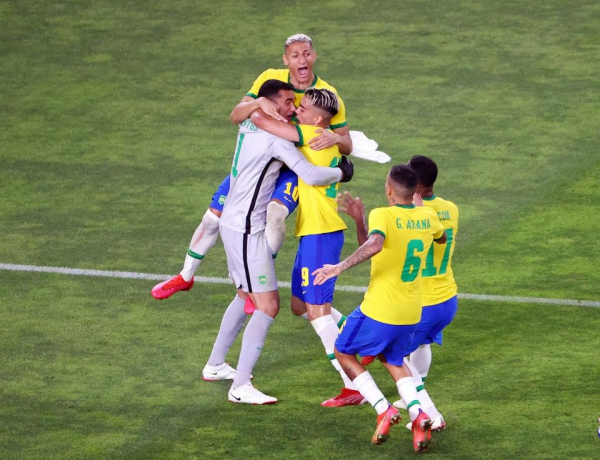 Bóng đá nam Olympic Tokyo: Brazil đánh bại Mexico trên chấm luân lưu -0