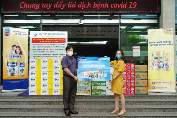 Vinamilk đẩy mạnh hành trình tiếp sức tuyến đầu chống dịch tại 50 bệnh viện -0