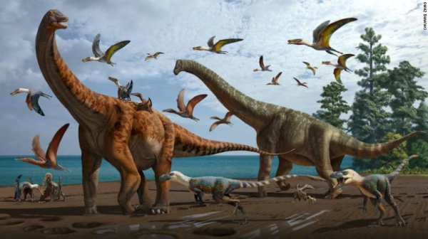 Phát hiện loài khủng long mới có kích thước lớn gần bằng cá voi xanh  -0