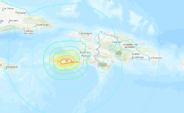 Haiti đổ nát sau thảm kịch động đất -0