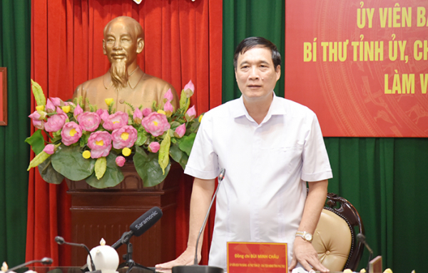 Bí thư Tỉnh ủy thăm và làm việc tại Công an tỉnh Phú Thọ -0