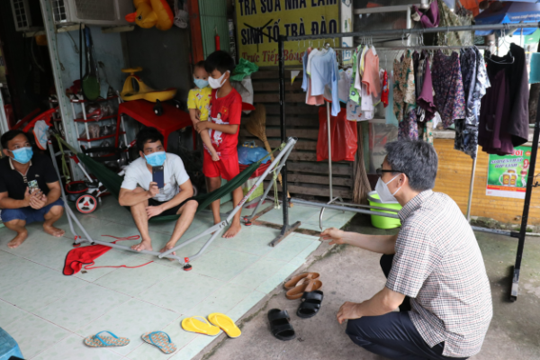 Phó Thủ tướng Chính phủ Vũ Đức Đam kiểm tra công tác phòng, chống dịch tại Bình Dương -1