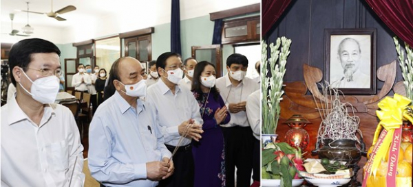 State leader offers incense in tribute to President Ho Chi Minh -0
