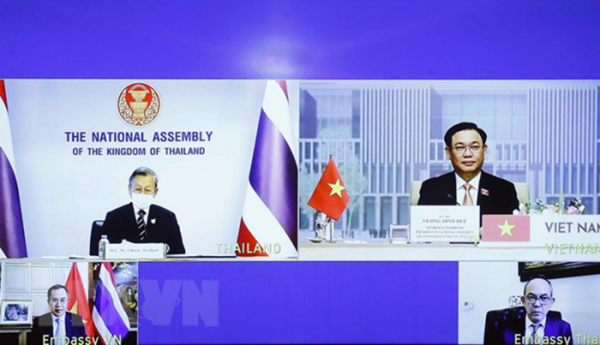 Chủ tịch Quốc hội Việt Nam và Thái Lan hội đàm trực tuyến -0