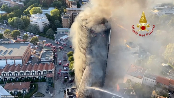 Nguyên nhân vụ cháy cao ốc ở Italia được ví với thảm hoạ Grenfell -0