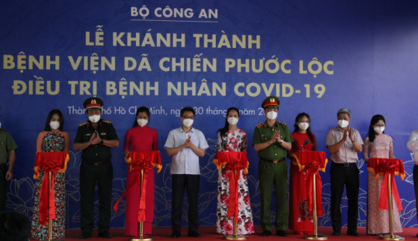 MPS erects COVID-19 field hospital in Ho Chi Minh City. -0