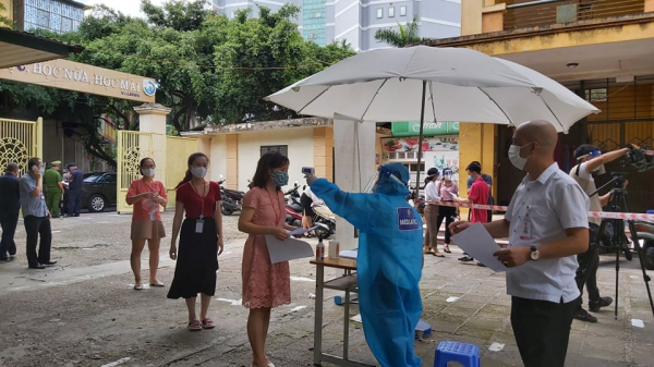 Trưa nay, Hà Nội thêm 38 ca mắc mới, có 19 ca ở quận Thanh Xuân -0