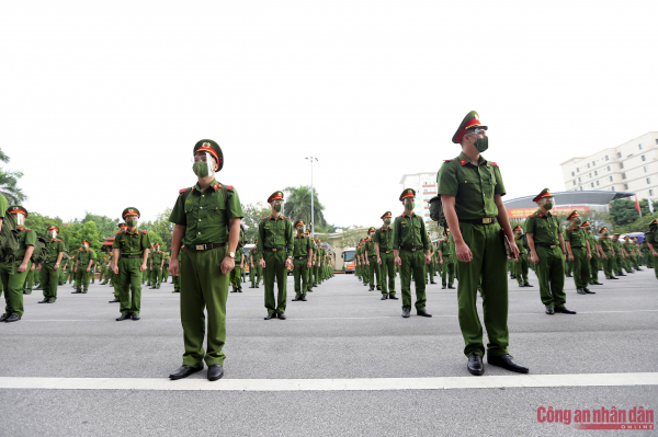 Học viện CSND tiếp tục chi viện lực lượng vào Nam chống dịch -0