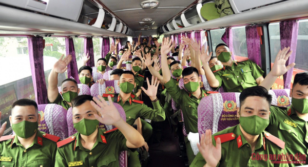 Học viện CSND tiếp tục chi viện lực lượng vào Nam chống dịch -9