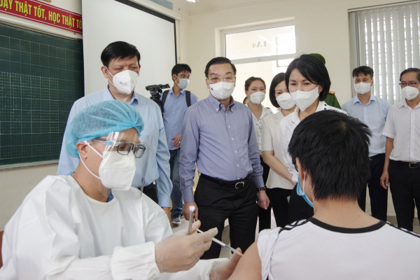 Bộ trưởng Bộ Y tế: Hà Nội đã triển khai bài bản trong công tác tiêm vaccine -0