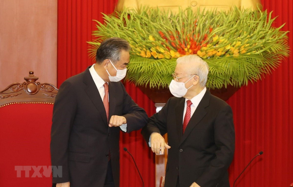 Tổng Bí thư Nguyễn Phú Trọng tiếp Bộ trưởng Bộ Ngoại giao Trung Quốc -0