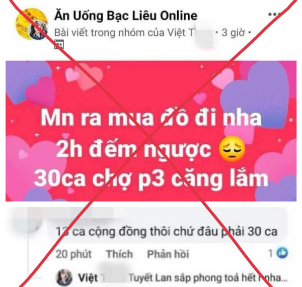 Thiếu nữ 16 tuổi đăng thông tin bịa đặt phong tỏa TP Bạc Liêu -0