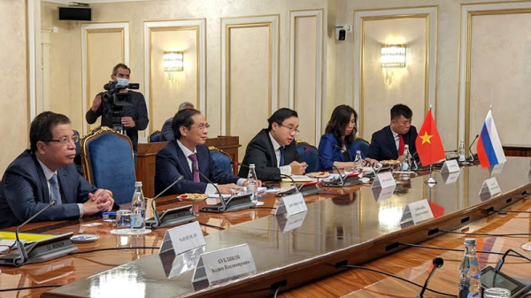 Hoạt động của Bộ trưởng Ngoại giao Bùi Thanh Sơn trong chuyến thăm chính thức Liên bang Nga -1