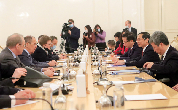 Bộ trưởng Ngoại giao Bùi Thanh Sơn thăm chính thức Liên bang Nga -0