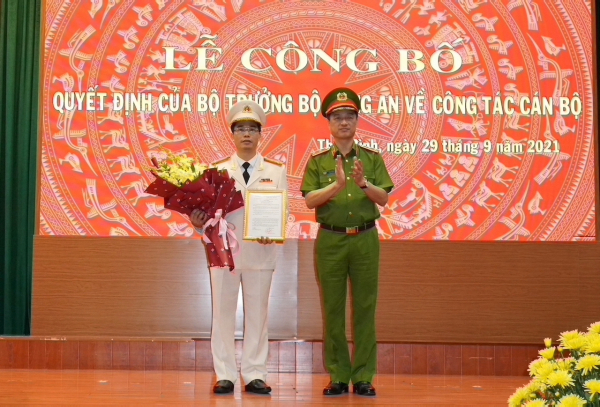 Thượng tá Trần Văn Phúc được bổ nhiệm giữ chức vụ Giám đốc Công an tỉnh Thái Bình  -0