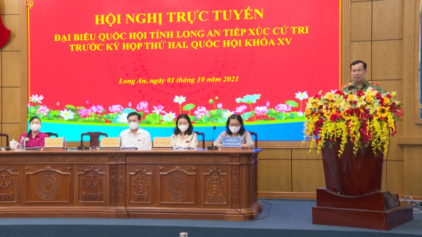 Đồng Chí Lê Tấn Tới tiếp xúc cử tri ở 6 huyện ở tỉnh Long An -0