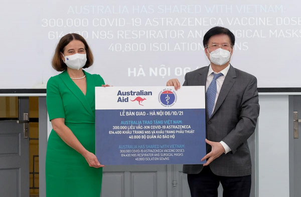 Australia sẽ hỗ trợ cho Việt Nam thêm 3,7 triệu liều vaccine phòng COVID-19 -0