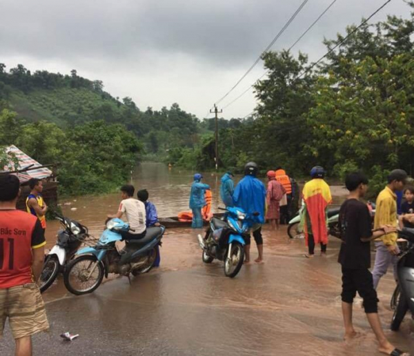 Nhiều địa phương ở Quảng Trị bị ngập lụt cục bộ nặng  -0