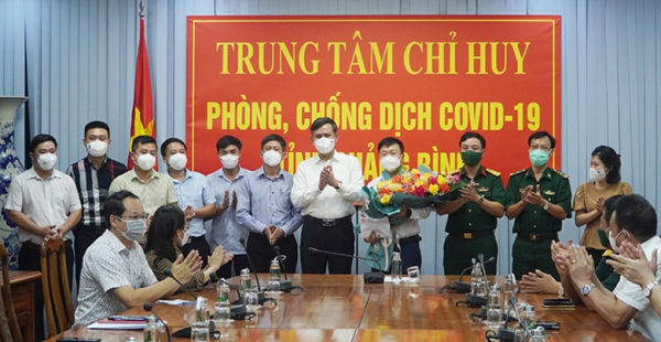 Cử đoàn y tế qua giúp tỉnh Khăm Muộn (Lào) phòng chống dịch COVID-19 -0