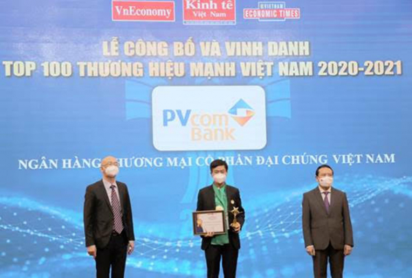 PVcomBank nằm trong Top 100 thương hiệu mạnh Việt Nam năm 2020 – 2021 -0