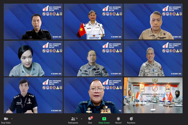 Cảnh sát biển Việt Nam họp trực tuyến Nhóm Tư lệnh Cảnh sát biển -0