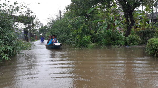 Thừa Thiên Huế: Mưa lớn, thủy điện tăng mức xả lũ, nhiều địa phương ngập cục bộ -1