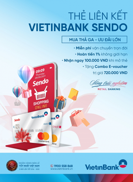 Săn ưu đãi cực đã trên Sendo cùng VietinBank -0