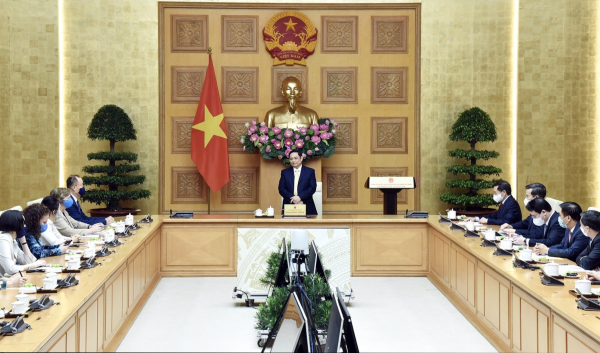 Thủ tướng Phạm Minh Chính tiếp Đại diện các tổ chức của LHQ tại Việt Nam -0