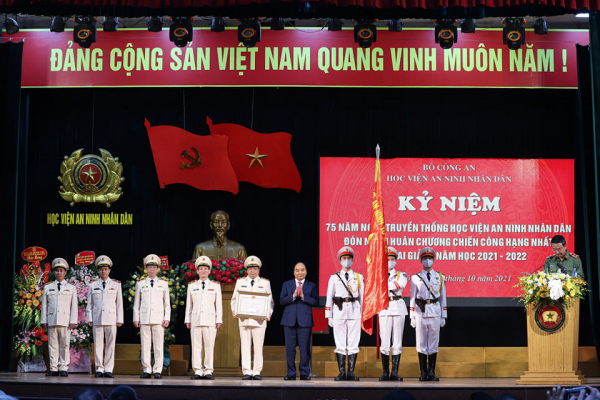 Học viện ANND kỷ niệm 75 năm Ngày truyền thống và đón nhận Huân chương Chiến công hạng Nhất -1