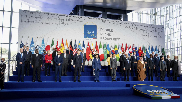G20 leaders face tough climate talks on second day of summit -0