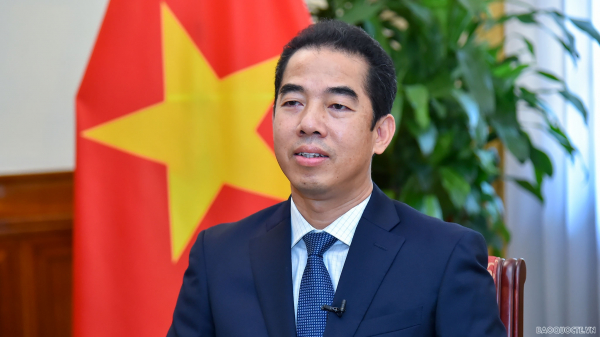 Thứ trưởng Bộ Ngoại giao Tô Anh Dũng trả lời phỏng vấn về chuyến công tác của Thủ tướng Phạm Minh Chính -0