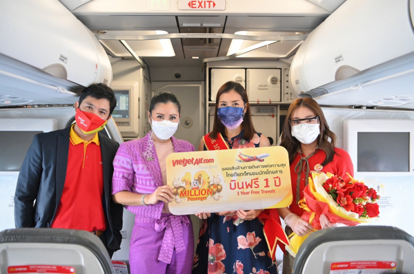 Vietjet đạt mốc vận chuyển 10 triệu hành khách tại Thái Lan -0