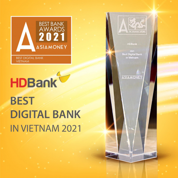 HDBank đoạt Giải thưởng “Ngân hàng Số tốt nhất Việt Nam 2021” -0