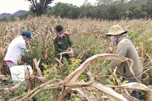 Local police help pandemic-hit residents harvest crops -0