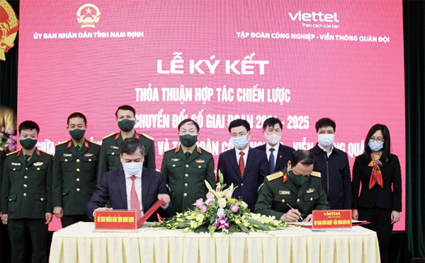 Viettel hợp tác đưa Nam Định  đứng trong nhóm 20 tỉnh dẫn đầu về chuyển đổi số -0