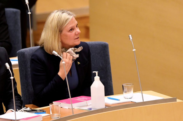 Nữ thủ tướng Thụy Điển từ chức sau vài giờ nhậm chức -0