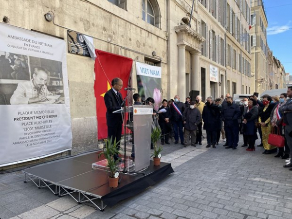 President Ho Chi Minh commemorated in France’s Marseille city -0