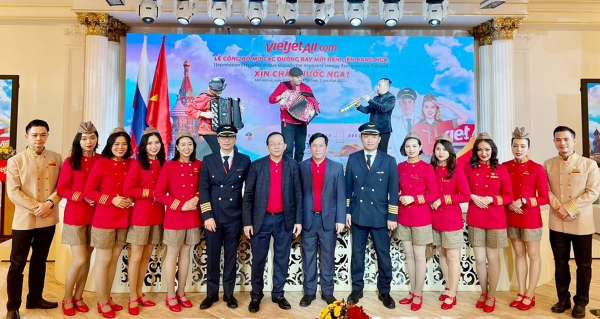 Chủ tịch nước Nguyễn Xuân Phúc dự lễ công bố đường bay thẳng Việt Nam – Moscow  -1