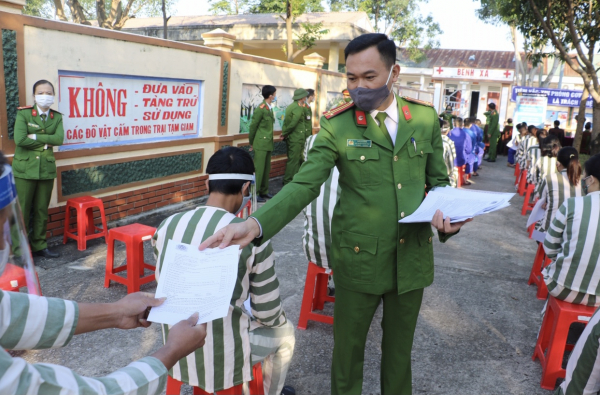 Công an tỉnh Nghệ An: Tiêm vaccine phòng COVID-19 cho các can, phạm nhân -0