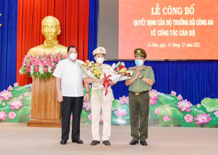 Công an tỉnh Cà Mau có tân Phó Giám đốc  -0