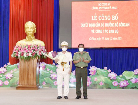 Công an tỉnh Cà Mau có tân Phó Giám đốc  -0