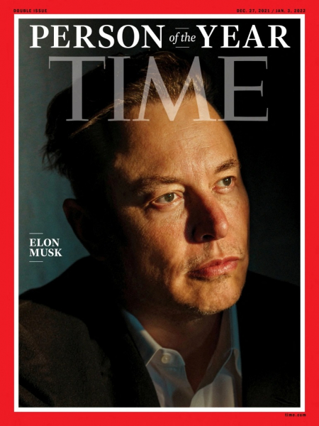Tỉ phú Elon Musk được tạp chí Time chọn là Nhân vật của năm  -0