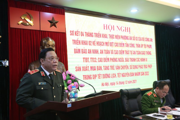 Giám đốc Công an thành phố Hà Nội phát lệnh ra quân thực hiện cao điểm tấn công trấn áp tội phạm Tết Nguyên đán -0
