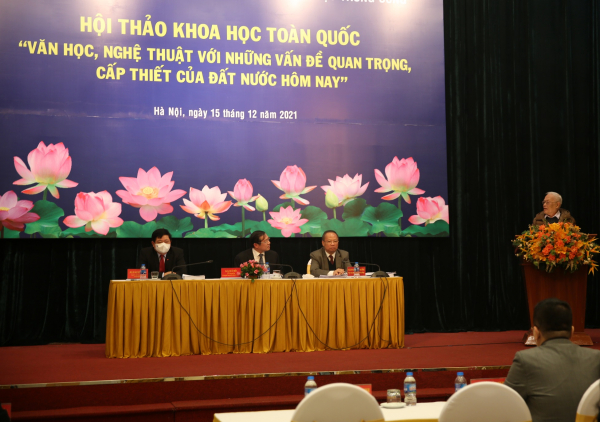 Khai mạc Hội thảo khoa học “Văn học nghệ thuật với những vấn đề quan trọng cấp thiết của đất nước hôm nay” -0