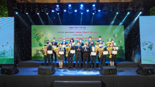 Hưng Thịnh Land được vinh danh Doanh nghiệp vì cộng đồng – SAIGON TIMES CSR 2021 -0